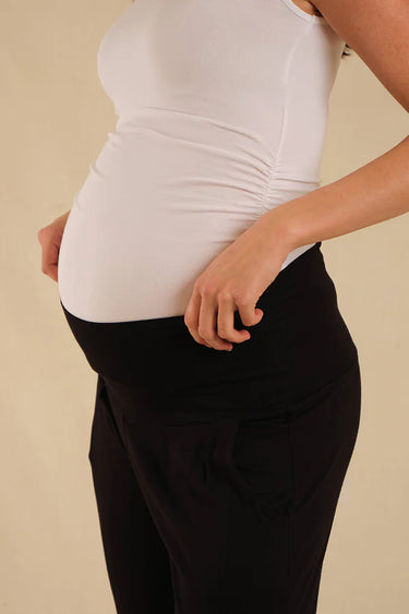 Organic Bamboo Maternity Slouch Pants